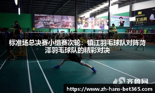 标准场总决赛小组赛次轮:镇江羽毛球队对阵菏泽羽毛球队的精彩对决