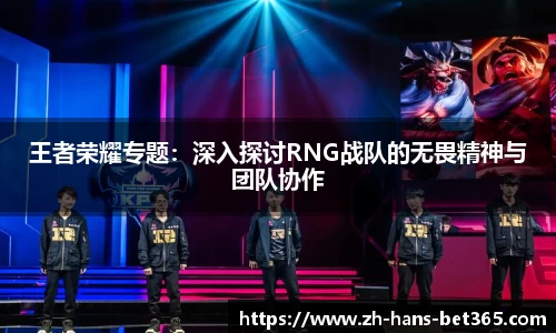 王者荣耀专题：深入探讨RNG战队的无畏精神与团队协作